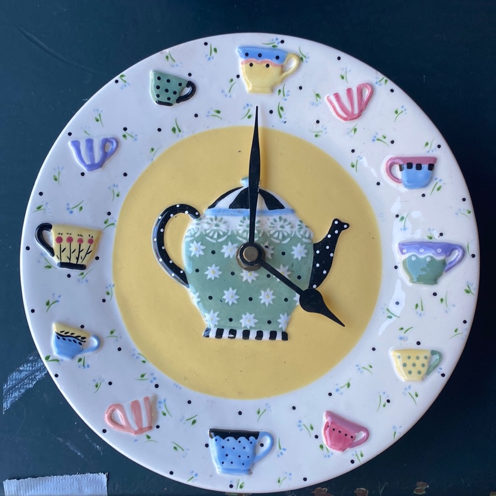 Mary Englebreit ceramic wall clock